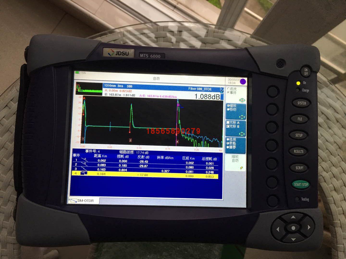 美国JDSU MTS6000光时域反射仪 MTS-6000 OTDR 光纤故障测试仪