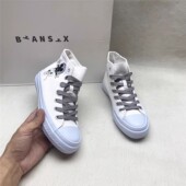 便鞋 厚底软底高帮帆布鞋 式 Biansix 正品 撤柜时尚 女春秋织物单鞋 子