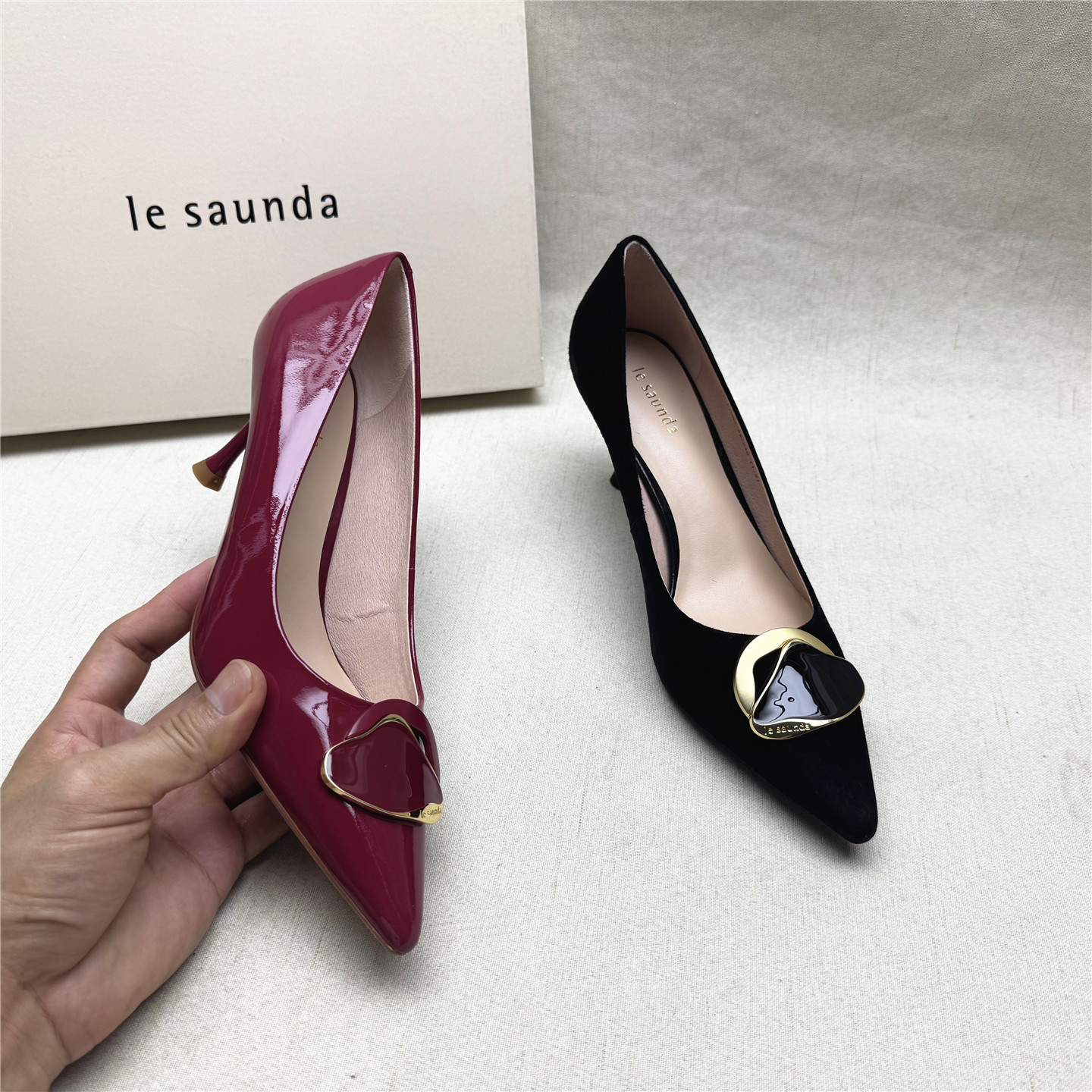 lesaunda/莱尔斯丹正品清仓单鞋