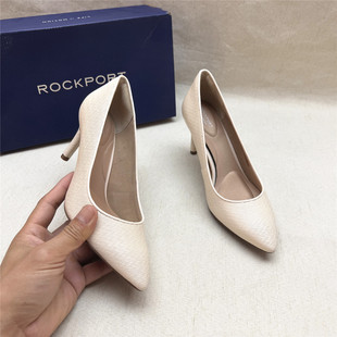 Rockport/乐步撤柜正品女鞋尖头细高跟软底3d气垫久站不累脚舒适m
