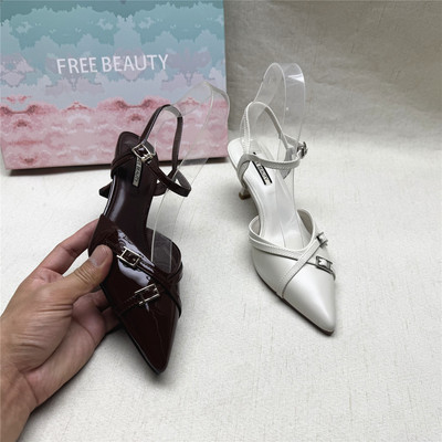 FREEBEAUTY自由姿色真皮时装凉鞋