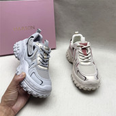 撤柜时尚 厚底增高休闲老爹鞋 女春秋新款 哈森品牌正品 织物透气单鞋