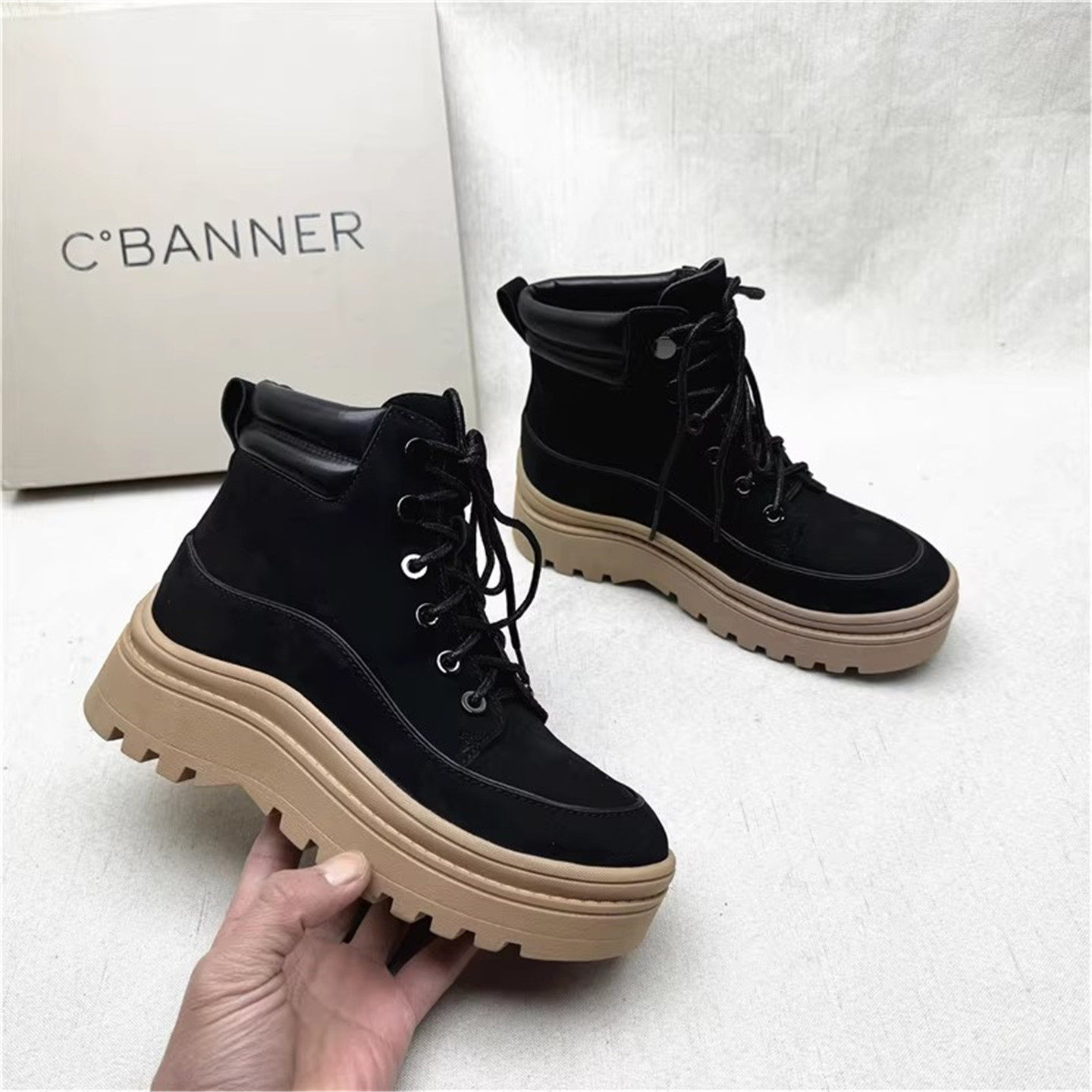 商场撤柜正品时尚厚底交叉绑带马丁靴女秋冬新款真皮短靴亏本清仓,女鞋,马丁靴,淘宝优惠券,粉丝福利购,淘宝优惠卷