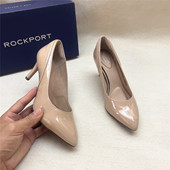 浅口一脚蹬单鞋 Rockport 鞋 女春秋新款 乐步撤柜正品 尖头高跟时装