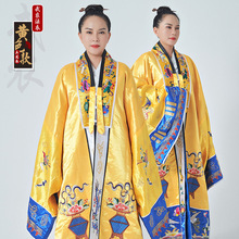 真丝布料手工刺绣五龙衣道家男女道 武农高功法衣有袖 正品 网红同款