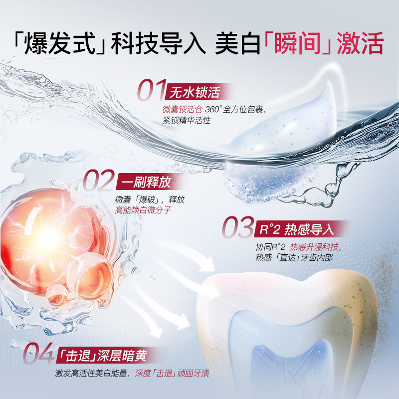 舒客无水酵素活性美白牙膏