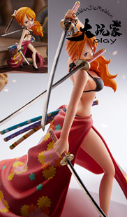 【大玩家模玩】万代 海贼王 扉页插画 三刀流 娜美 WCF 限定手办