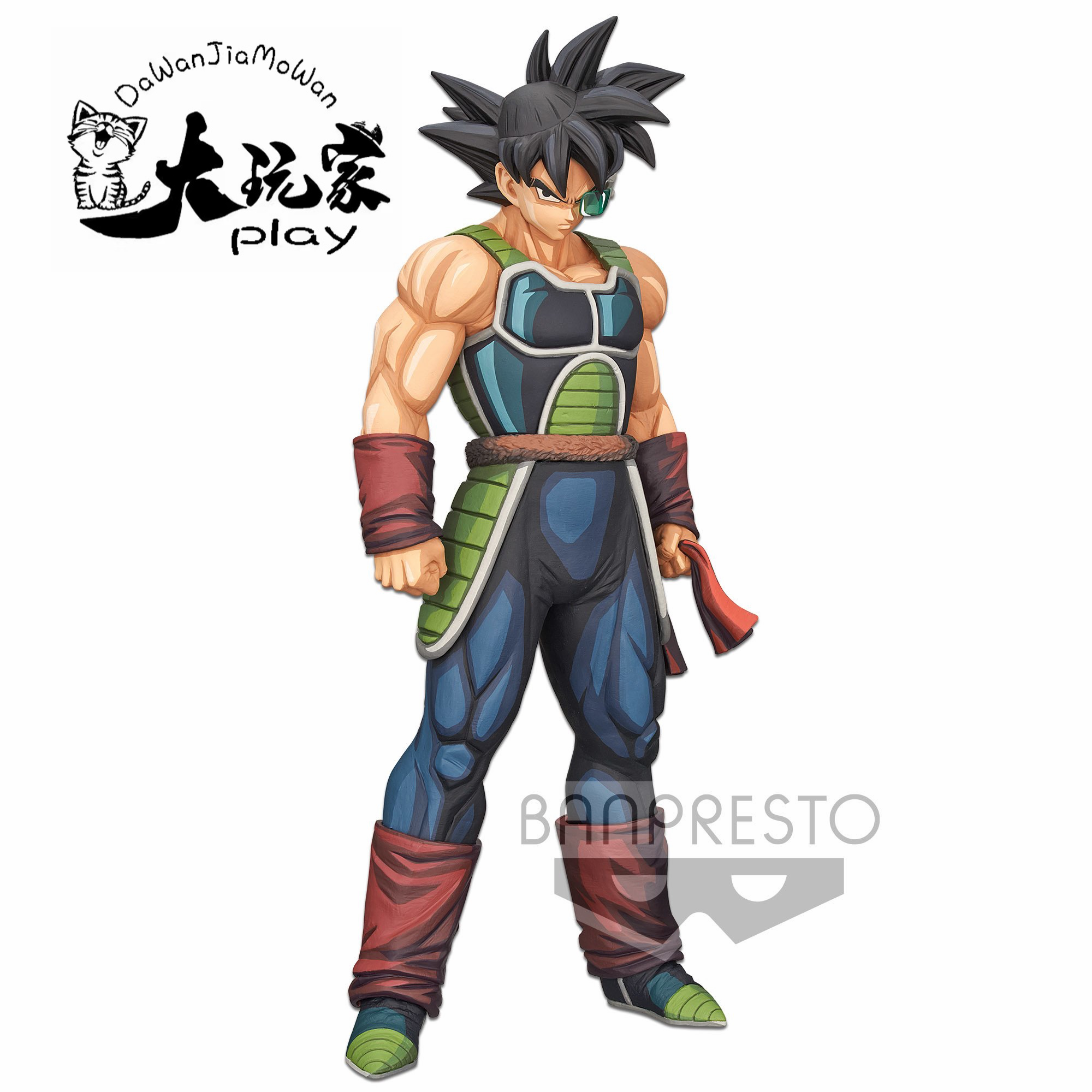 【大玩家模玩】现货 万代 七龙珠z grandista 漫画色 巴达克 手办