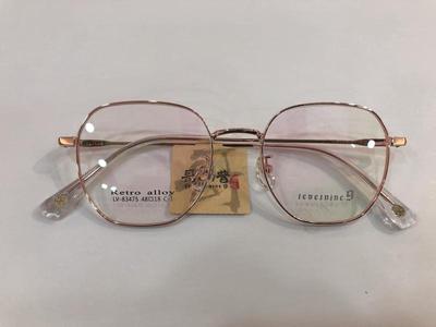 哥拓普眼镜架 levelnine/合金板材复古潮流文艺眼镜框 LV-83475