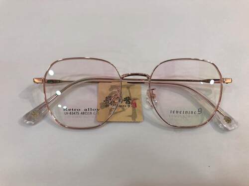哥拓普眼镜架 levelnine/合金板材复古潮流文艺眼镜框 LV-83475