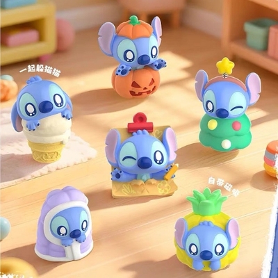 新品正版寻找史迪奇磁吸萌粒盲袋