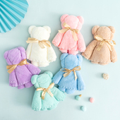 结婚回礼毛巾小熊造型卡通生日宴家用活动婚礼手伴礼回礼礼品毛巾