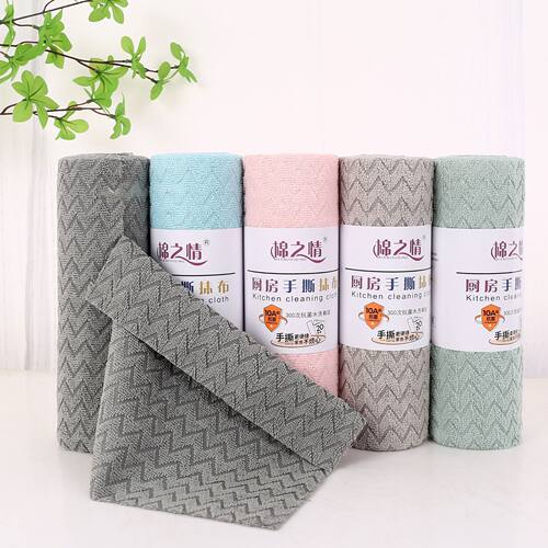 棉之情厨房手撕吸水厨房家用抹布