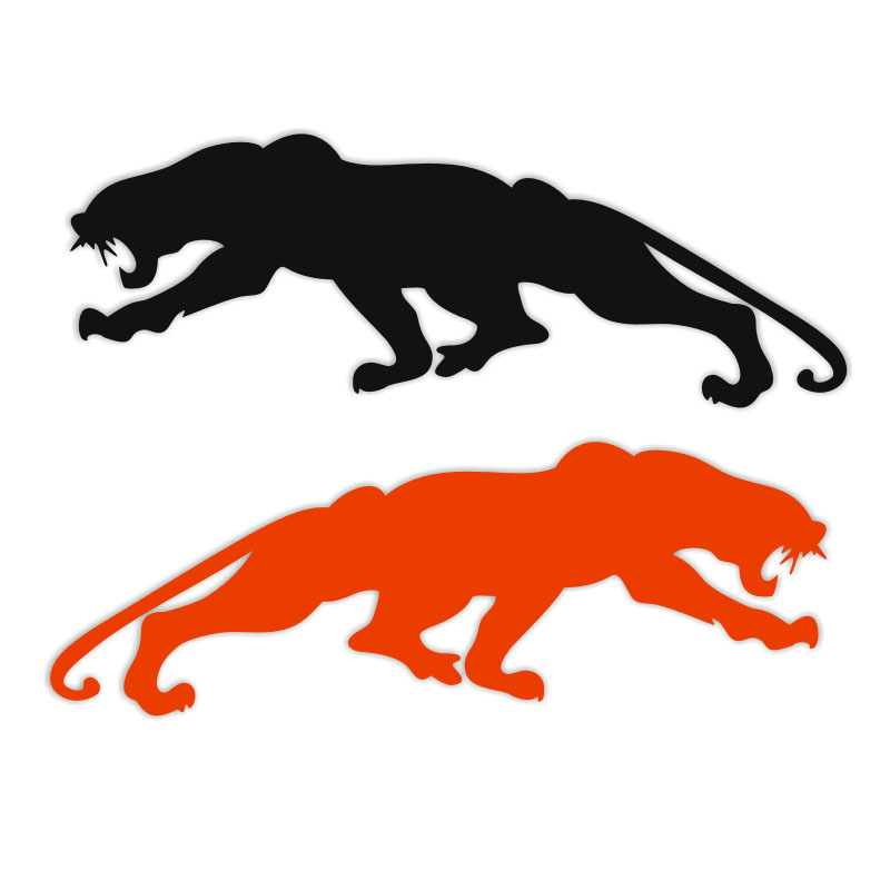 划痕豹子贴纸不伤车漆