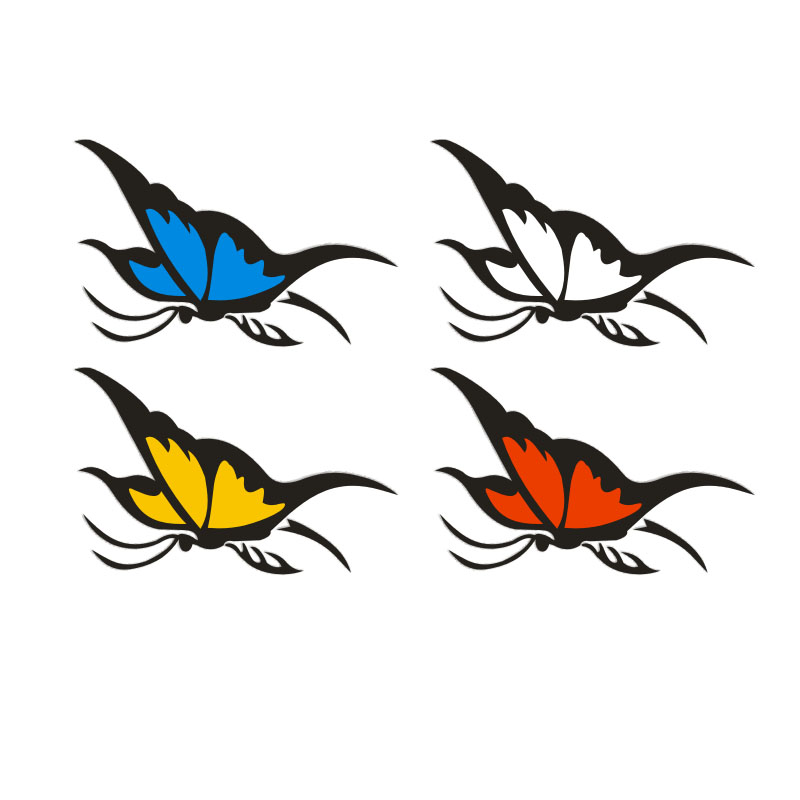 蝴蝶车贴蝴蝶贴纸划伤搞笑汽车