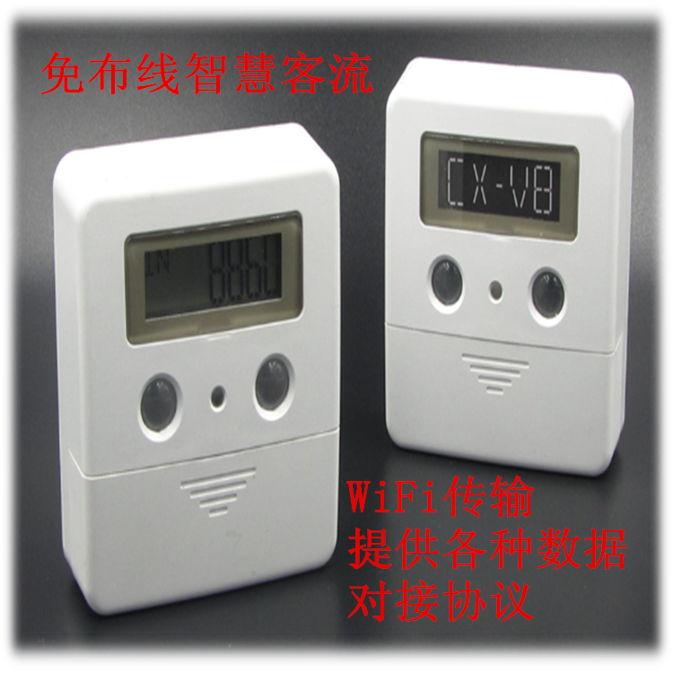 客流计数器红外人流量智能统计器人数门店商场图书博物馆智慧客流