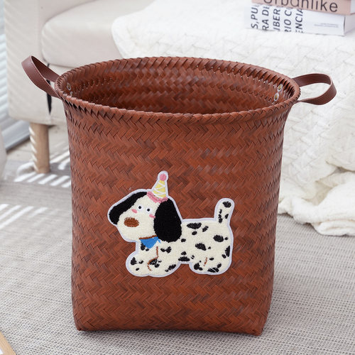 仿藤编美式收纳筐大容量