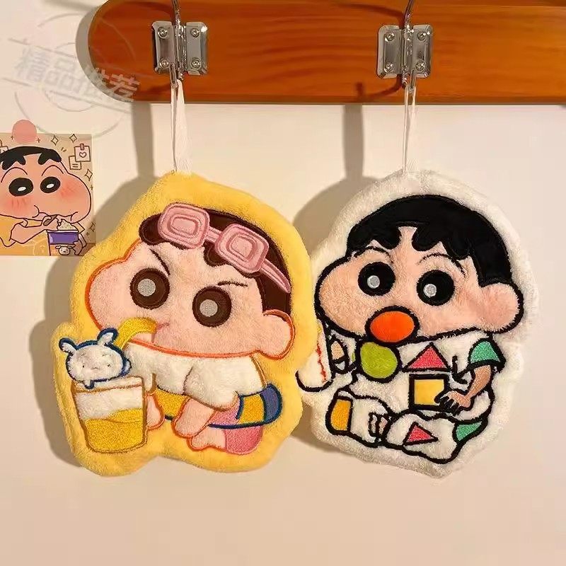 可爱蜡笔小新擦手巾挂式超强吸水速干毛巾卫生间加厚手帕厨房,家庭/个人清洁工具,厨房擦手巾,淘宝优惠券,粉丝福利购,淘宝优惠卷