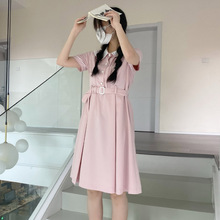SASATOU莎莎糖圣樱高甜美日系粉色连衣裙盛夏服JK制服学院风显瘦