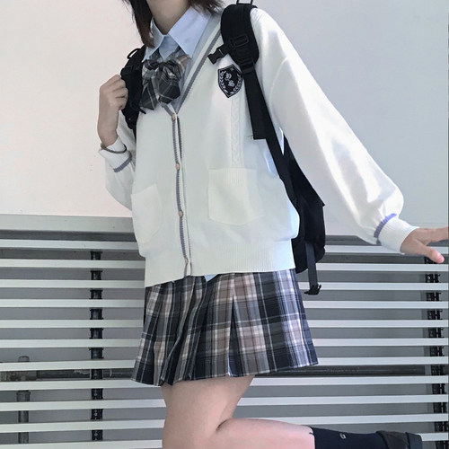 jk莎莎外套春季原创日系学生毛衣