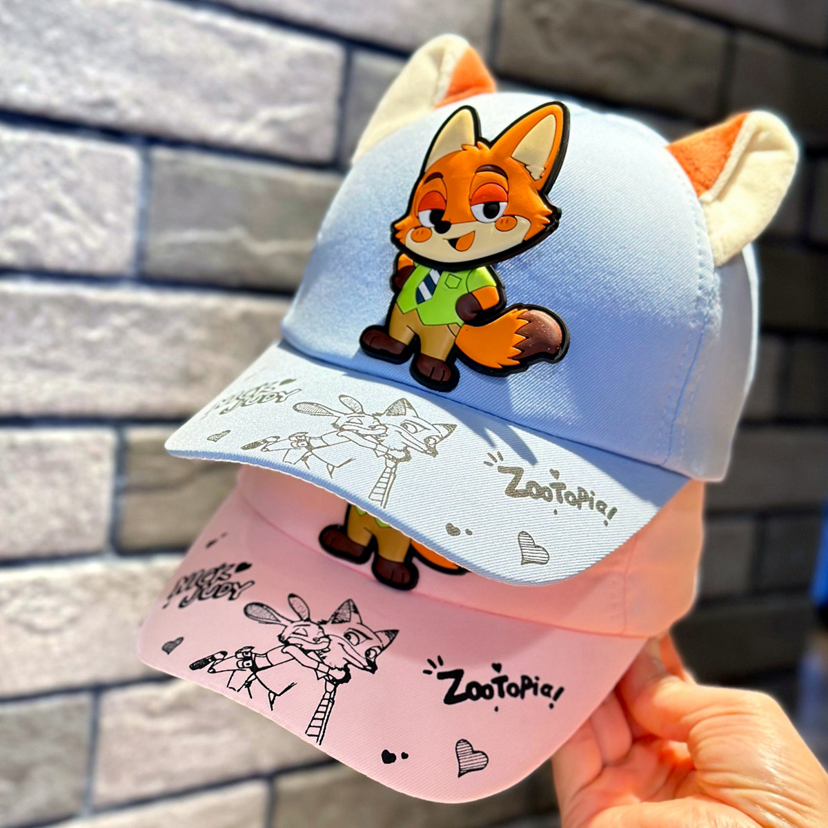 儿童帽子春秋宝宝鸭舌帽可爱卡通男童女孩小朋友狐狸棒球帽太阳帽