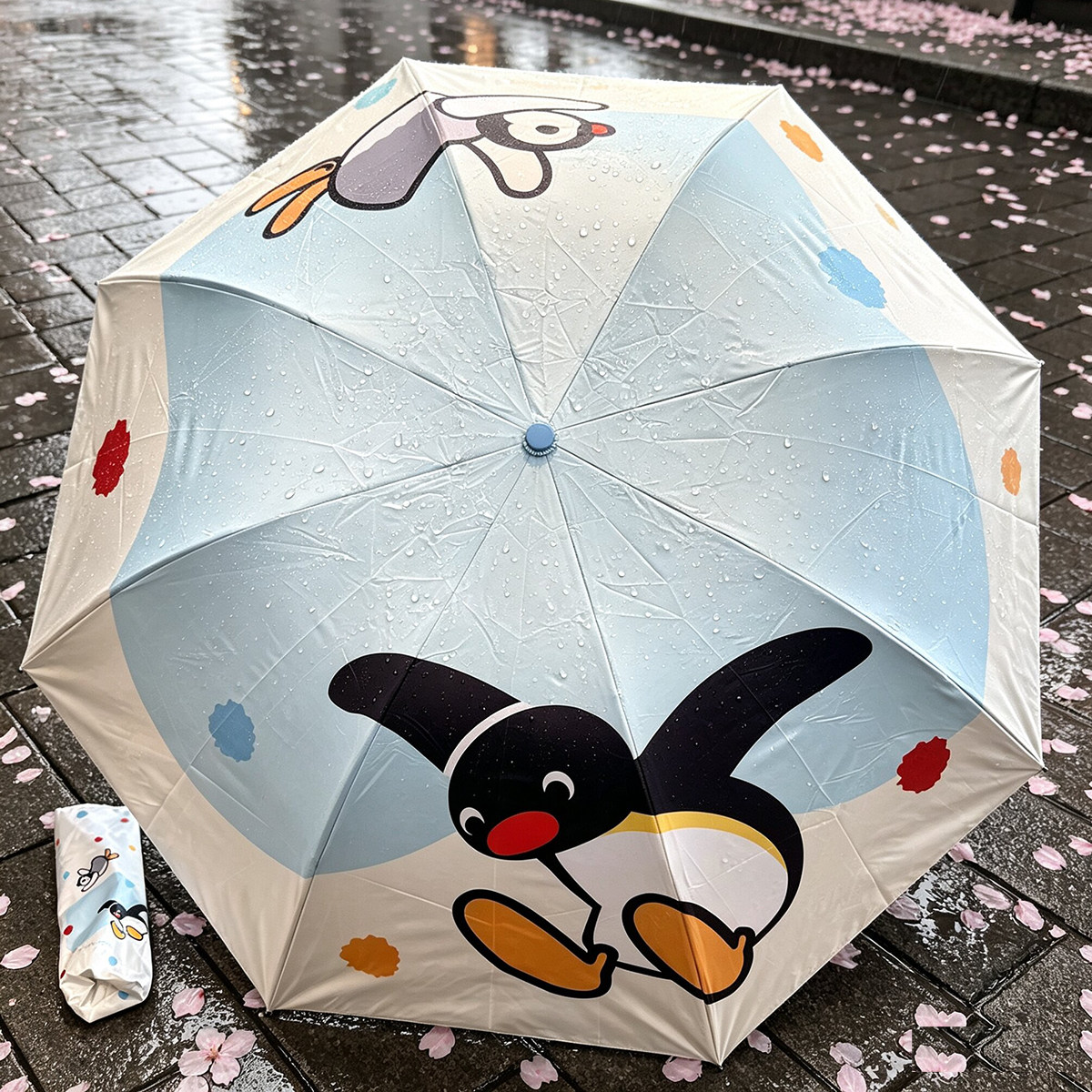 pingu企鹅儿童防晒晴雨伞2026新