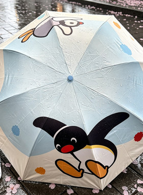 pingu企鹅儿童防晒晴雨伞2026新