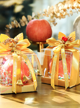 圣诞节苹果包装盒平安果包装盒平安夜苹果礼盒平安果盒苹果包装盒