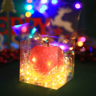 圣诞 灯 拉菲草礼品盒直丝银光丝鲜花包装花束装饰材料花束亮丝