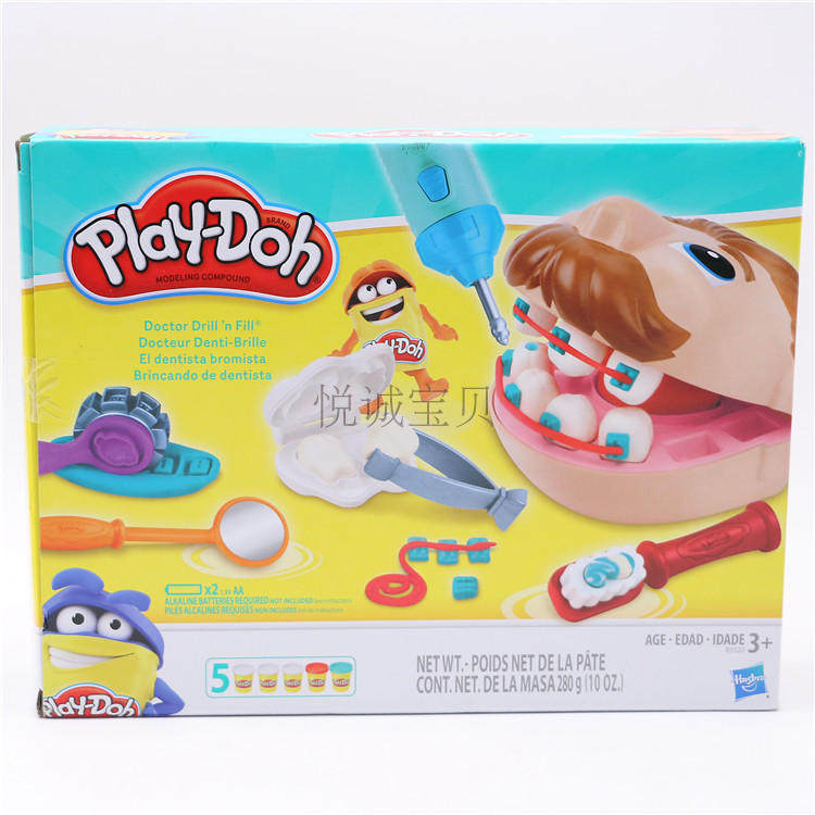 孩之宝 正品 Hasbro 培乐多彩泥 5520 小小牙医 节日礼物|msdalam kategori Toy/bayi/teka-teki/blok bangunan/model, Choi lumpur/Clay/tanah liat Fimo, Choi lumpur/plastisin - dari Buy2taobao.com untuk memberikan perkhidmatan ejen Taobao profesional membeli