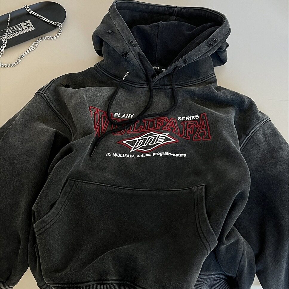 波拉童装2026春装春款男童炒色连帽卫衣韩版中大童童装渐变女童卫