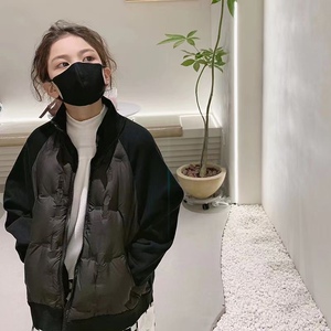 现货波拉韩国儿童装男女童中大初中生校服神器2023冬外套轻羽绒服