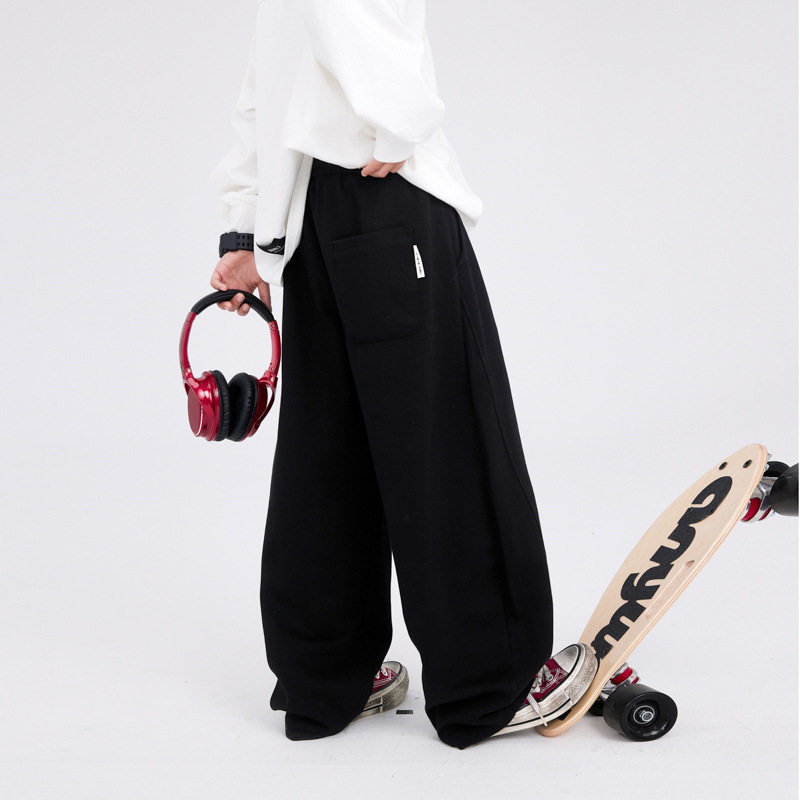 波拉童装男童春装韩系直筒运动卫裤2026中大儿童春季帅气休闲宽松