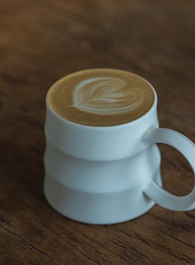 数math 建筑师系列咖啡杯景德镇手工陶瓷杯简约白色