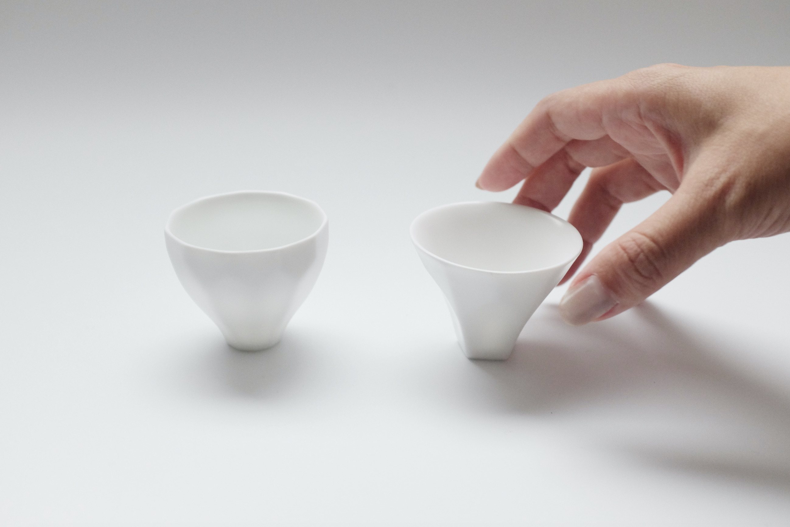 memento 茶杯茶具  泡茶杯品茶杯清酒杯简约亮白哑白瓷65好白商店