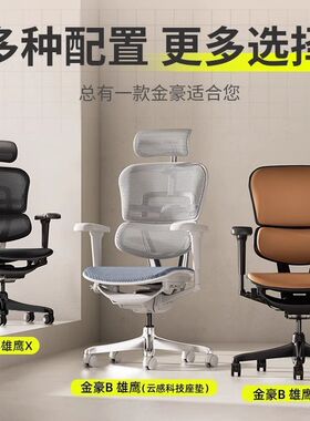 2025年新款保友金豪B雄鹰X人体工椅久坐椅老板椅电竞椅办公电脑椅
