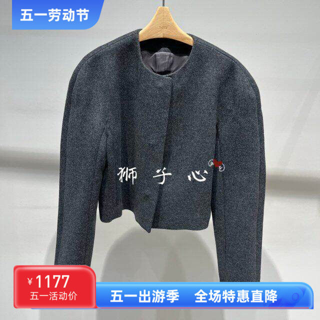 狮子心JN/江南国内专柜正品26春夏毛呢外套5Q1813120-1995