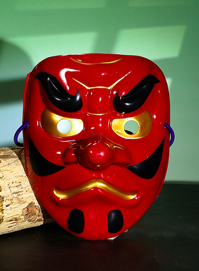 派对万圣节恐怖日本红白鬼首船若面具能居中天狗快手唐僧武士