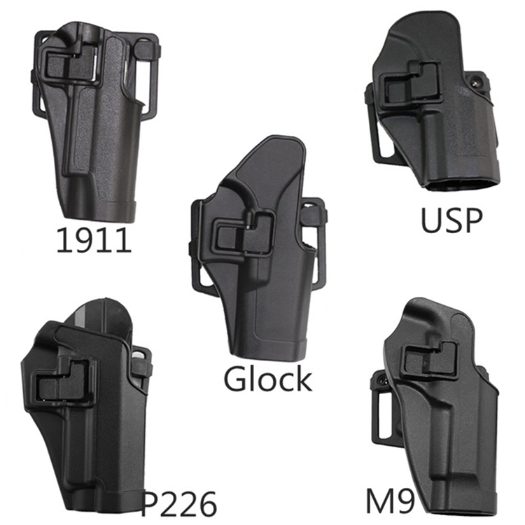 2024包邮快拔枪套M1911/M92/P226/USP/17塑料战术腰套真人CS野战