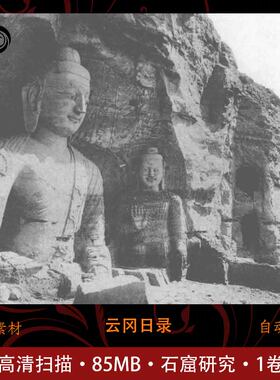 云冈日录 石窟寺研究 学习收藏 高清扫描 石窟艺术 纪实记录