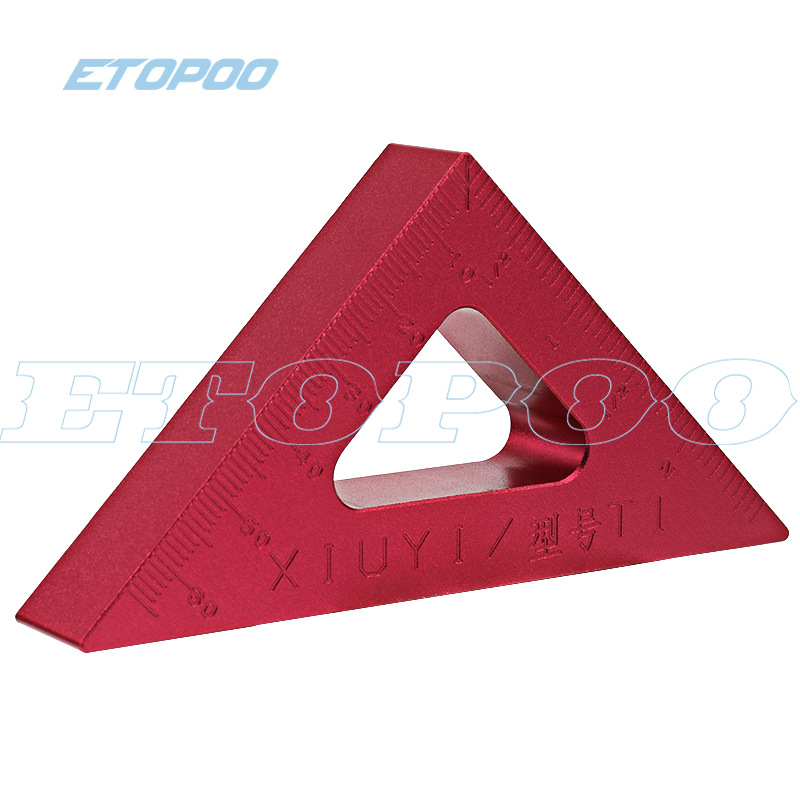 ETOPOO新品 木工直角尺 高度尺 安装固定尺 木工三角尺 木工工具