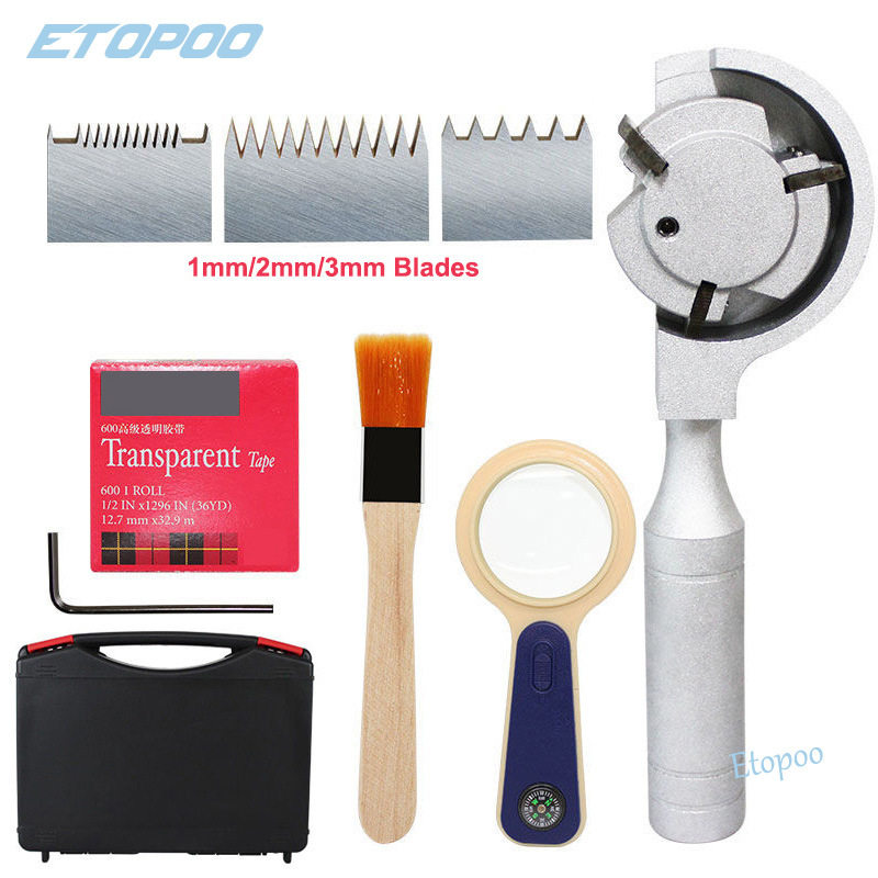 ETOPOO 三合一百格刀漆膜划格器百格刀油漆附着力测试仪漆面检测,五金/工具,组合套装,淘宝优惠券,粉丝福利购,淘宝优惠卷