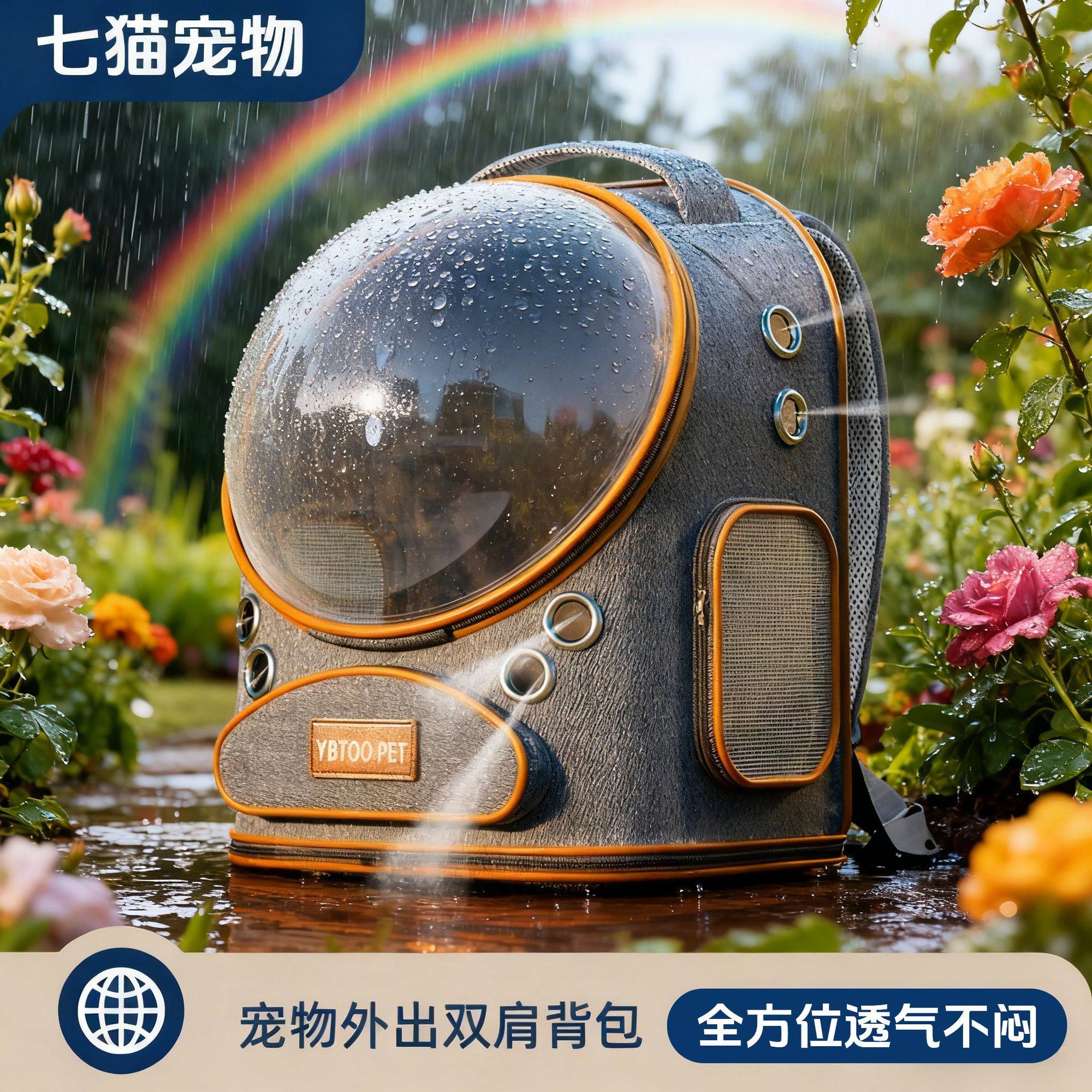 猫包外出便携包太空舱透
