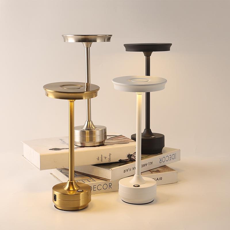 跨境新中式台灯卧室USB露营氛围灯室内床头护眼led创意礼品小夜灯