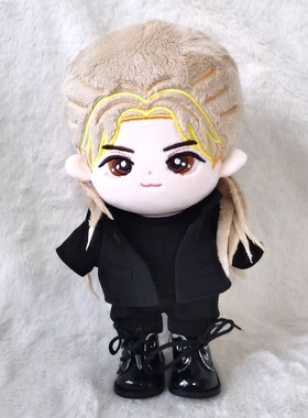 Jeremy娃娃公仔裸娃Mirror男團李駿傑棉花娃娃玩偶娃衣服40cm