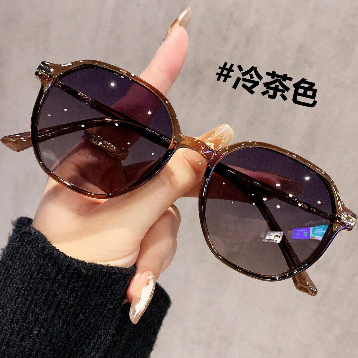 墨镜女款高级感大框显小脸百搭太阳镜2026新款遮阳防紫外线男百搭