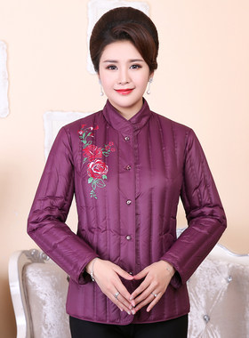 羽绒服内胆无缝贴身棉袄妈妈装