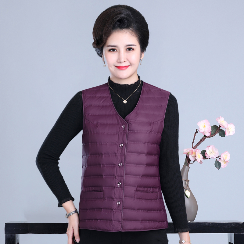 羽绒马甲羽绒背心坎肩楠溪龙修身