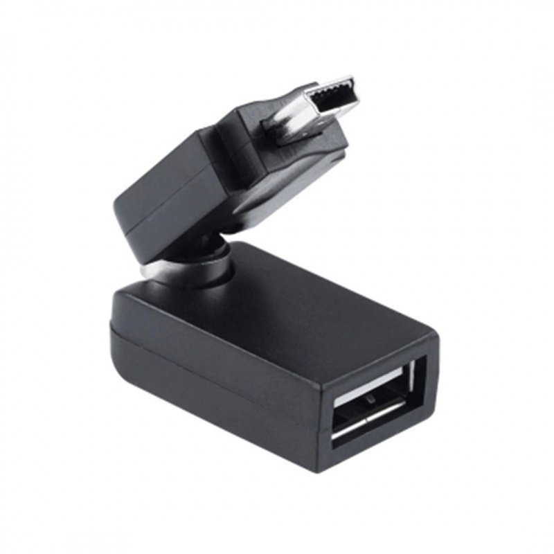 车载u盘转接头数据线mini迷你usb otg转换器优盘汽车音响t型插口