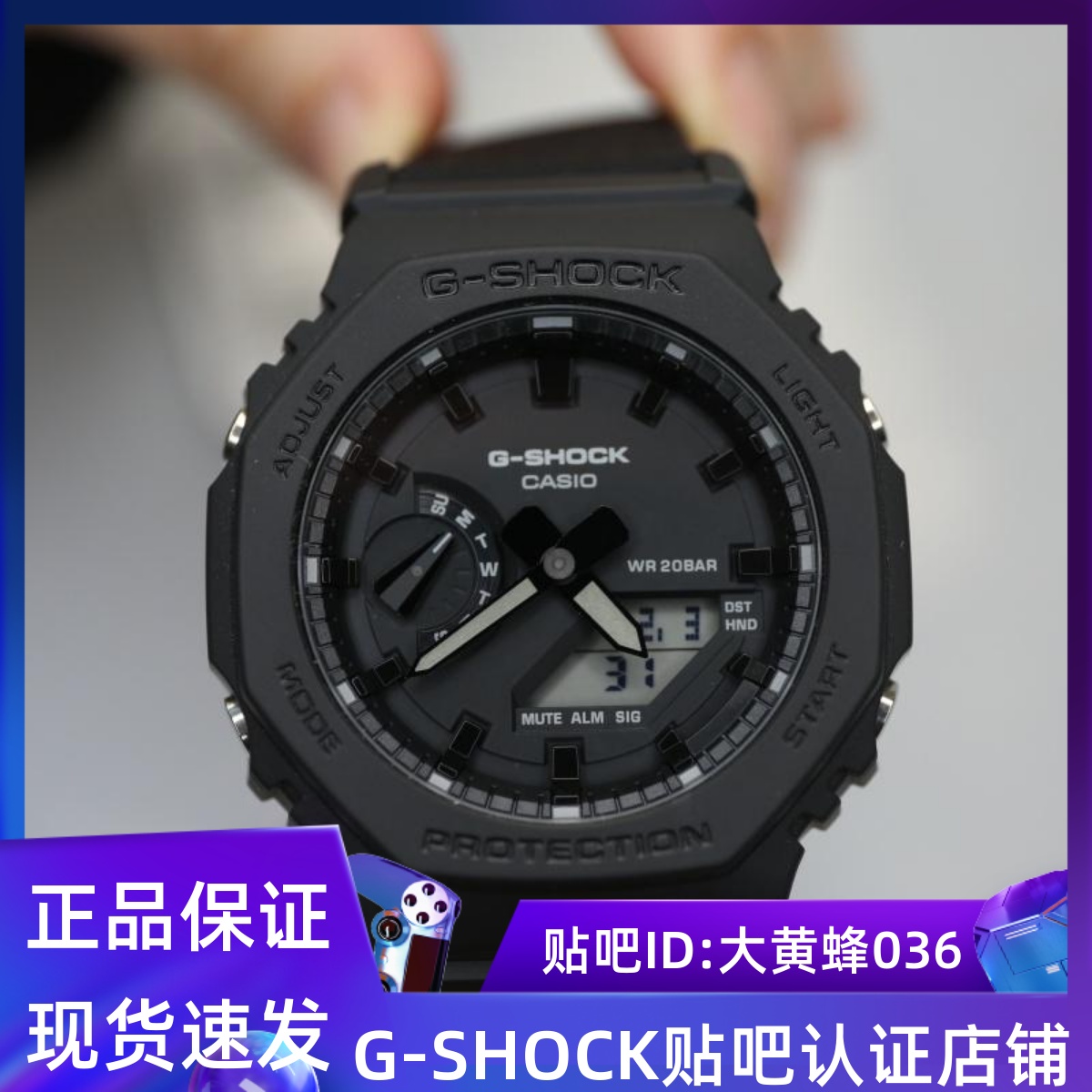 卡西欧暗黑风帆布带男女运动表